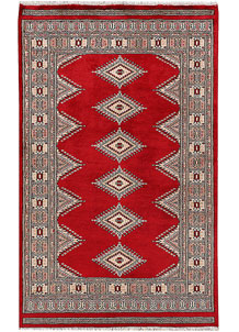 Dark Red Jaldar 3' 2 x 5' - No. 47287