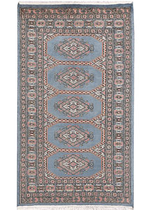 Light Slate Grey Jaldar 3' x 5' 2 - No. 47297