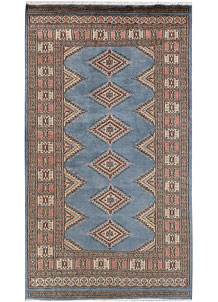 Light Slate Grey Jaldar 3' x 5' 5 - No. 47335