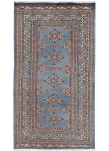 Light Slate Grey Jaldar 3' 1 x 5' 3 - No. 47355