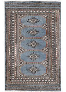 Light Slate Grey Jaldar 3' 1 x 4' 10 - No. 47356