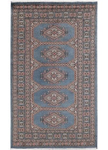 Light Slate Grey Jaldar 3' 1 x 5' 2 - No. 47375