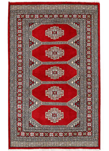 Dark Red Jaldar 3' 1 x 5' - No. 47378