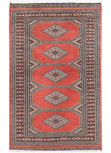 Dark Salmon Jaldar 2' 6 x 4' - No. 47534