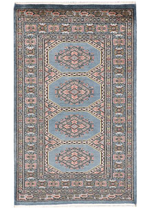 Light Slate Grey Jaldar 2' 7 x 4' 2 - No. 47608