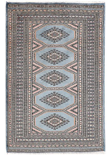 Light Slate Grey Jaldar 2' 7 x 3' 11 - No. 47618