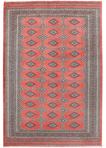 Dark Salmon Jaldar 6' 8 x 10' - No. 47657