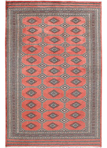 Dark Salmon Jaldar 6' 9 x 10' 3 - No. 47664