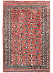 Dark Salmon Jaldar 6' 7 x 10' 2 - No. 47679