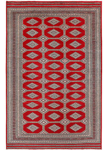 Firebrick Jaldar 6' 7 x 9' 10 - No. 47715