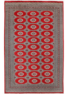 Firebrick Jaldar 6' 5 x 10' 3 - No. 47734