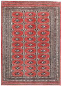 Salmon Jaldar 6' 7 x 10' - No. 47756