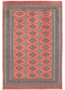 Salmon Jaldar 6' 7 x 9' 10 - No. 47783