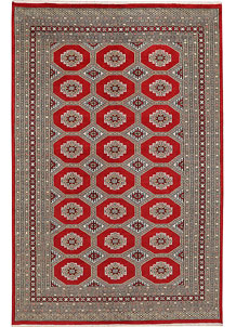 Dark Red Jaldar 5' 5 x 8' 2 - No. 47877