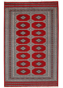 Dark Red Jaldar 5' 6 x 8' 5 - No. 47885