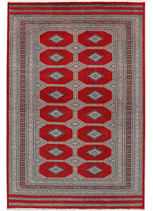 Dark Red Jaldar 5' 6 x 8' 4 - No. 47890