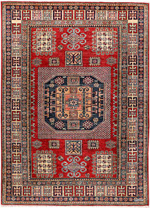 Firebrick Kazak 4' 11 x 6' 9 - No. 47917