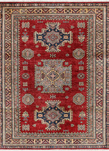 Dark Red Kazak 5' 1 x 6' 6 - No. 47953