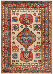 Wheat Kazak 5' 1 x 7' 3 - No. 47963