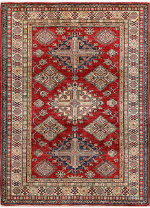 Firebrick Kazak 4' 11 x 6' 8 - No. 47984