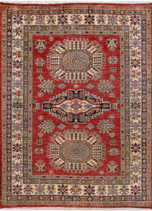 Firebrick Kazak 4' 10 x 6' 5 - No. 47986