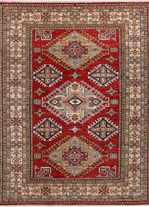 Dark Red Kazak 6' 1 x 8' - No. 48009