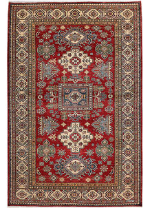 Dark Red Kazak 6' x 9' 3 - No. 48011