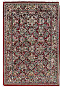Maroon Mahal 4' 1 x 6' 2 - No. 52338