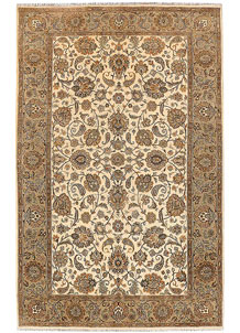 Blanched Almond Mahal 4' 6 x 7' 1 - No. 52347