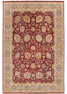 Firebrick Mahal 6' 1 x 9' 2 - SKU 52395