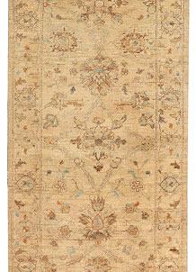 Blanched Almond Oushak 2' 7 x 9' 11 - SKU 52450