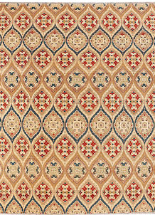 Multi Colored Ikat 7' 10 x 9' 7 - No. 52515