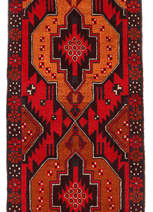 Firebrick Baluchi 2' 7 x 9' 8 - SKU 53870