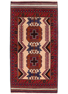 Navajo White Baluchi 3' 4 x 5' 6 - SKU 53965