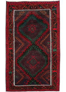 Multi Colored Baluchi 3' 7 x 6' 1 - SKU 54240