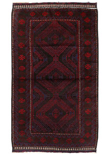 Multi Colored Baluchi 3' 7 x 5' 10 - SKU 54423