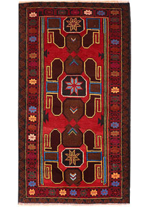 Firebrick Baluchi 3' 4 x 6' 1 - SKU 54453