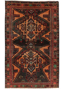 Multi Colored Baluchi 3' 6 x 5' 8 - SKU 54478