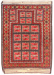 Multi Colored Prayer 2' 9 x 3' 5 - SKU 54499