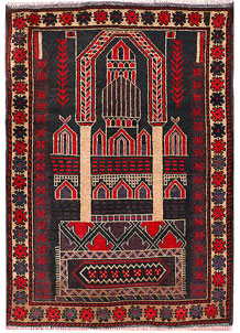 Black Prayer 3' 1 x 4' 5 - SKU 54505