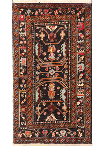 Multi Colored Baluchi 2' 8 x 4' 7 - SKU 54512