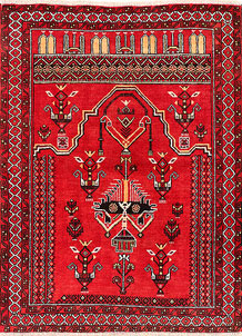 Red Prayer 3' x 3' 11 - SKU 54517