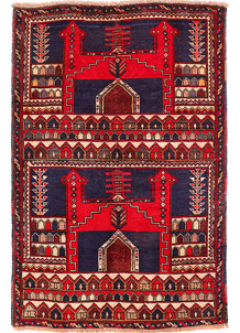 Midnight Blue Prayer 2' 9 x 4' 2 - SKU 54551