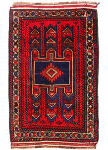 Firebrick Prayer 2' 10 x 4' 2 - SKU 54636