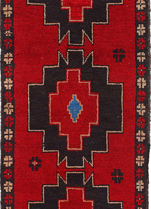 Firebrick Baluchi 2' 4 x 6' 3 - SKU 54697