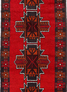 Firebrick Baluchi 2' 6 x 6' 3 - SKU 54770