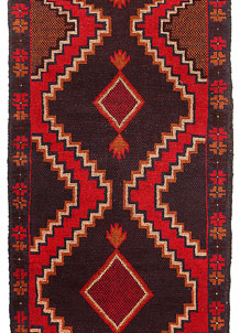 Multi Colored Baluchi 2' 7 x 7' 11 - SKU 54801