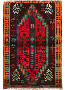 Multi Colored Baluchi 2' 7 x 3' 11 - SKU 54848