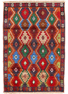 Multi Colored Baluchi 2' 8 x 4' - SKU 54849