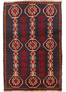 Midnight Blue Baluchi 2' 7 x 3' 11 - No. 54873